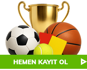 Spor kupası ve toplarla hemen kayıt ol